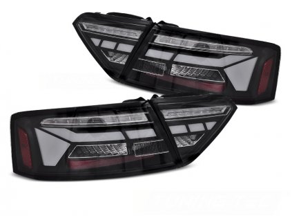 Zadní světla Audi A5 11-16 černé LED BAR SEQ