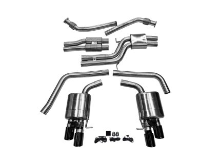 CatBack výfukový systém Audi B8 S4 S5 3.0T Active