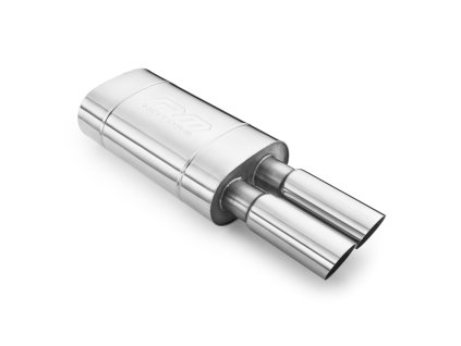 692162 universal e101 elliptical silencer razba ne vstupni prumer 2x50 mm