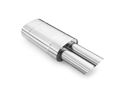 692168 universal e105 elliptical silencer razba ne vstupni prumer 2x50 mm bocni vlevo