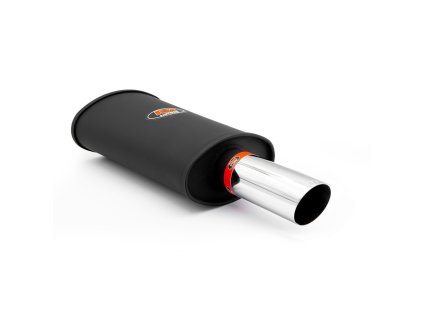 692315 sports silencer rm110 with polished tip kscp76 76 vstupni prumer 2x50 mm