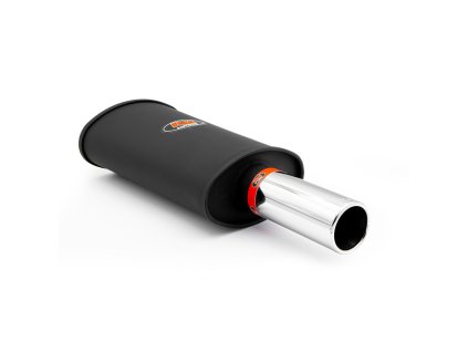 692333 sports silencer rm116 with polished tip kpzp76 76 vstupni prumer 2x50 mm