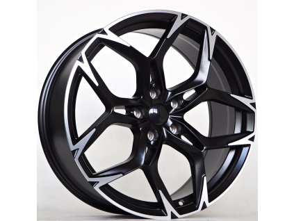 696377 oliver iv23836 satin black machined spoke