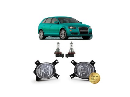 Mlhová světla čirá AUDI A3 (8P) Hatchback Sportback Convertible A4 B7 (8E) Sedan Avant 2004-2013