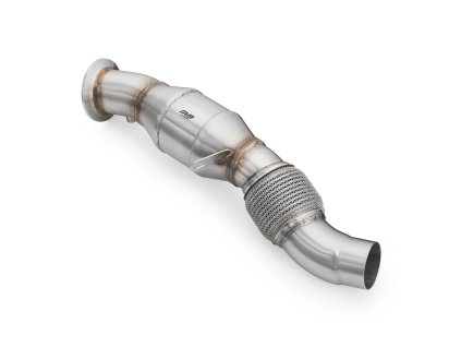 705710 downpipe bmw e60 e61 535d m57n2 with catalyst emisni norma euro 3 kapacita 100 cpsi