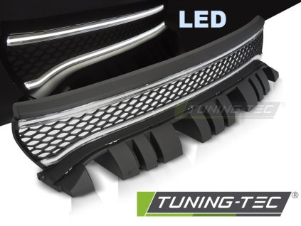 Přední maska DODGE CHARGER 14-23 s LED matná černá