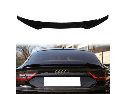 Zadní spoiler Audi A7 4G lesklý černý ABS