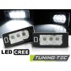LED osvětlení SPZ Audi Q5 /A4 08-10/A5/TT/VW Passat B6 combi LED CREE CANBUS CLEAR