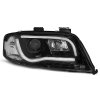Přední světla Audi A6 01-04 - černé LED TUBE LIGHTS