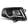 Přední světla Audi A6 04-07 - černé LED TUBE LIGHTS