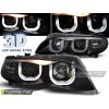Přední světla BMW E46 Sedan Touring 01-05 Angel Eyes 3D efekt - černé