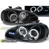 Přední světla Mazda MX3 91-98 Angel Eyes - černé