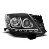 Přední světla Toyota Land Cruiser 150 09 - černá TUBE LIGHT