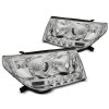 Přední světla Toyota Land Cruiser FJ200 07-12 Angel Eyes chrom