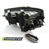 Přední světla VW T5 10-15 s homologovaným denním svícením - chrom TRU DRL