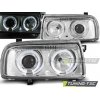 Přední světla VW Vento 91-98 Angel Eyes - chrom