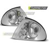 Přední blikače BMW E46 05.98-08.01 sedan/combi chrom