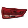 Zadní světla Audi A1 2010- červené/krystal LED BAR