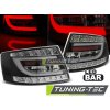 Zadní světla Audi A6 04-08 sedan - černé LED BAR 7PIN