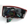 Zadní světla Audi A6 04-08 sedan - červené/krystal LED BAR 6PIN