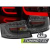 Zadní světla Audi A6 04-08 sedan - kouřové LED BAR 6PIN
