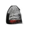 Zadní světla Honda Civic 95-00 3dv. - krystal/černé LED