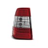 Zadní světla Mercedes Benz E W124 Kombi 85-95 - červené/čiré LED