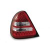 Zadní světla Mercedes Benz W202 C-Klasse 93-00 - krystal/červené LED