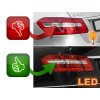 Zadní světla Mercedes Benz W212 E-Klasse 09-13 sedan - červené/kouřové LED BAR 1