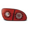 Zadní světla Seat Leon 98-05 - krystal/červené LED