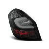 Zadní světla Škoda Fabia II 07- černá LED BAR