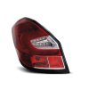 Zadní světla Škoda Fabia II 07- červená/ krystal LED BAR