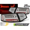 Zadní světla Audi A6 08-11 sedan chrom LED BAR SEQ