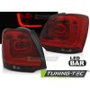 Zadní světla VW Polo 09-13 - červená/kouřová LED BAR