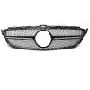 Přední maska Mercedes W205 14- C450 AMG STYLE chrom lesklá černá
