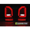 Zadní světla VW T6 2015+ zad.výklopné dveře - červená/bílá LED BAR s led