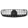 Přední maska Mercedes GLC W253 15-18 chrom lesklá černá GT-R STYL