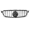 Přední maska Mercedes W205 14-18 chrom lesklá černá GT-R STYL