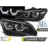Přední světla BMW Z4 E89 09-13 HID DRL černá LED SEQ