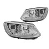 Přední světla VW Touran II 10-15 chrom TUBE LIGHT TRU DRL SEQ