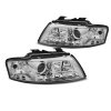 Přední světla Audi A4 B6 CABRIO 02-06 chrom LED