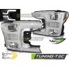Přední světla Ford F150 MK13 17-20 chrom TUBE LIGHT