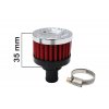 Sportovní oddechový filtr SIMOTA - červený 18mm N17223