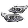 Přední světla BMW E60 E61 03-07 ANGEL EYES LED 3D chrom