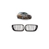 Přední maska, ledvinky BMW 3 (E46) Sedan Compact Touring Facelift 2001-2005 dvě linky, lesklá černá