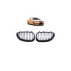 Přední maska, ledvinky BMW 5 (E60) Sedan (E61) Touring 2003-2010 dvě linky, lesklá černá