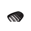 Přední maska, ledvinky BMW 7 (F01, F02, F03, F04) 2008-2012 dvě linky, lesklá černá