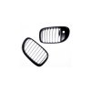 Přední maska, ledvinky BMW 7 (F01, F02, F03, F04) 2008-2015 kamera, matná černá