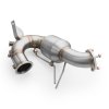Downpipe AUDI A8 S8 / Quattro 3.0 TDI +heat shield (Catalytic Converter without, S tlumičem Ano, Heat shield Yes)