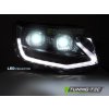 Přední světla VW T6 15-19 chrom LED TUBE SEQ s denním svícením